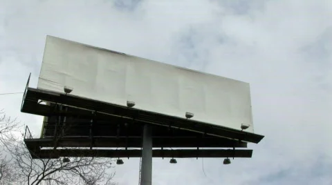 Billboard clouds 2 Stock Footage