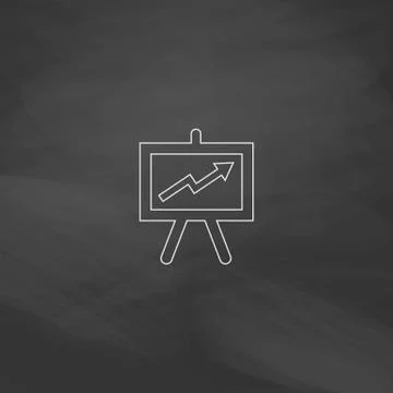 Billboard computer symbol Stock Illustration