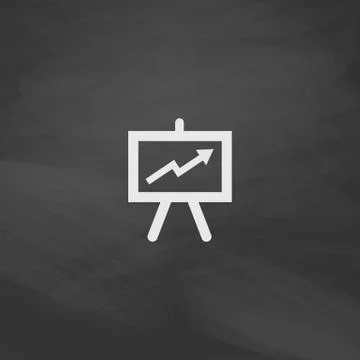 Billboard computer symbol Stock Illustration