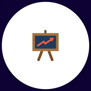 Billboard computer symbol Stockillustratie