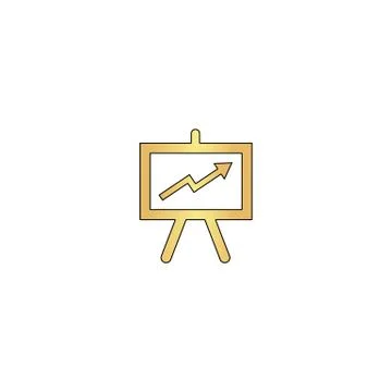 Billboard computer symbol Stock Illustration