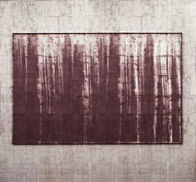 Billboard frame attached to the wall Stock Photos