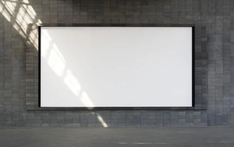Billboard frame mockup Stock Photos