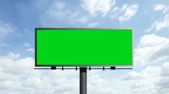 Blank Road Sign Green Screen ~ HD & 4K Stock Footage #882083