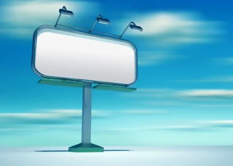 Billboard Illustrazione stock