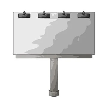Billboard illustration Stock Illustration