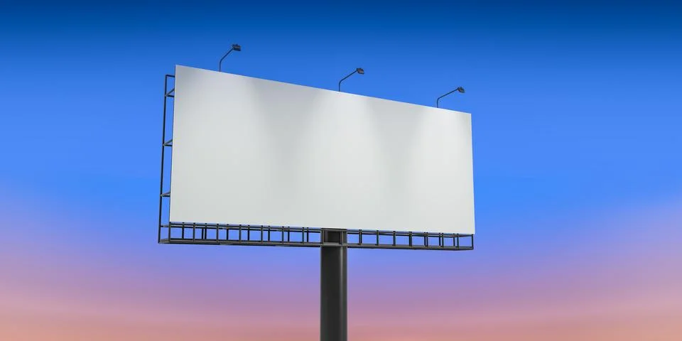 Billboard mock up Stock Illustration