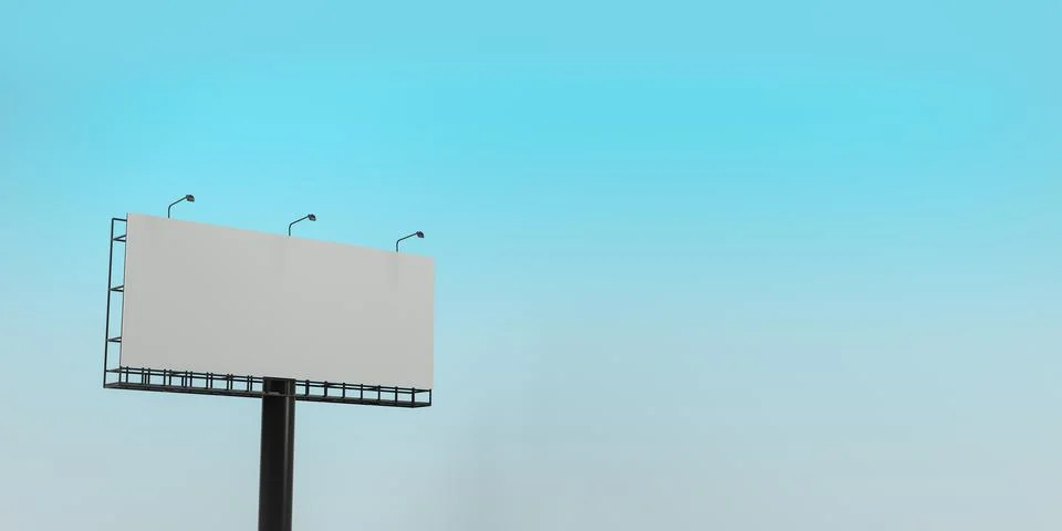 Billboard Mock up 库存插图