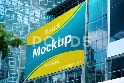 Billboard Mockup Design PSD Template