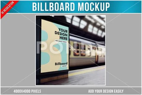 Billboard Mockup PSDテンプレート