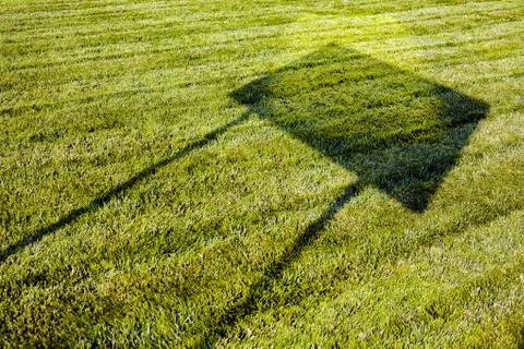 Billboard shadow Stock Photos