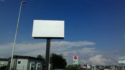 Billboard time lapse, timelapse Stock Footage 42601814