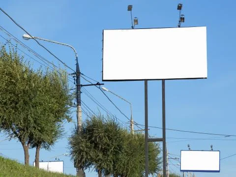 Billboards Foto stock