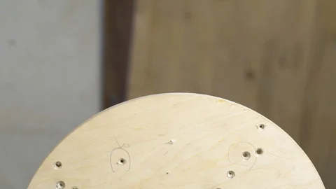 The billet on a lathe Stock Footage 85725019