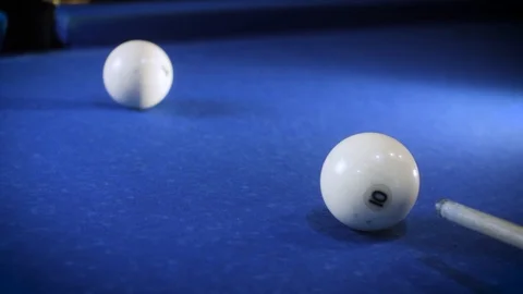The billiard ball did not hit the pocket Stock Footage 89152811