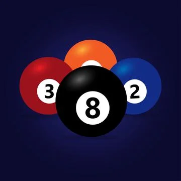 Billiard ball icon realistic vector. Stock Illustration