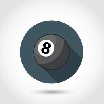 Billiard ball Stock Illustration