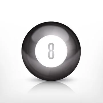 Billiard ball Stock Illustration