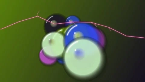 Billiard Balls on Green Pool Table. Stock Footage 329483266