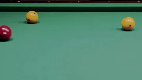Billiard balls invading the table 스톡 동영상 277167087