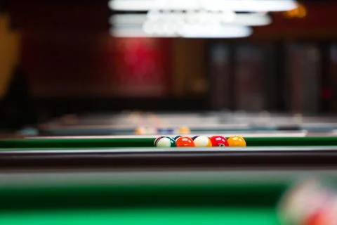 Billiard balls Stock Photos