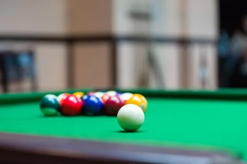 Billiard balls Stock Photos