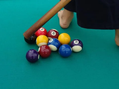 Billiard balls Fotos Stock