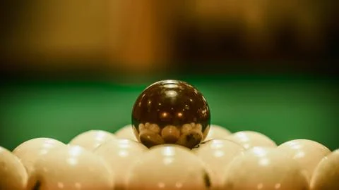 Billiard balls Stock Photos
