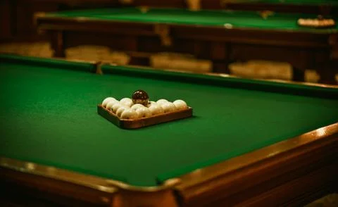 Billiard balls Stock Photos