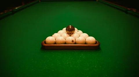 Billiard balls Stock Photos