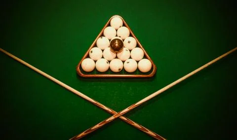 Billiard balls Stock Photos