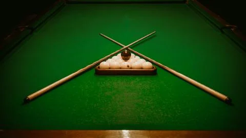 Billiard balls Stock Photos