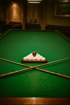 Billiard balls Stock Photos