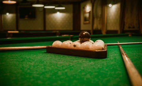 Billiard balls Stock Photos