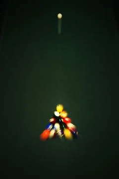 Billiard balls Foto stock