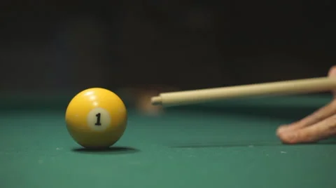 Billiard balls in a pool table. Video stock 67995385