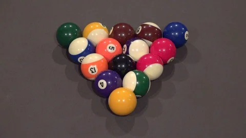 Billiard Break Stock Footage 114664649
