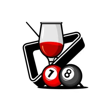 BILLIARD CAFE VECTOR Stock Illustration