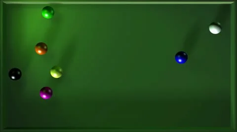 Billiard Stock Footage 12484445