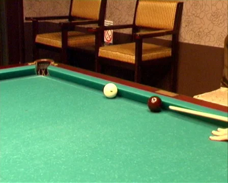 Billiard game Stockbeeldmateriaal 1071673