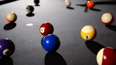 Billiard game Stock Footage 33580645