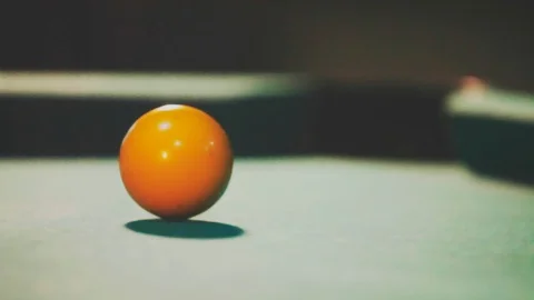 Billiard good shot Stock Footage 87475951