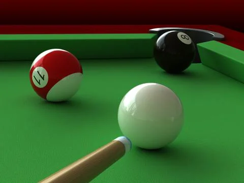 Billiard Stock Illustration
