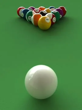 Billiard Stock Illustration