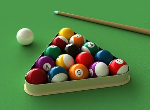 Billiard Stock Illustration