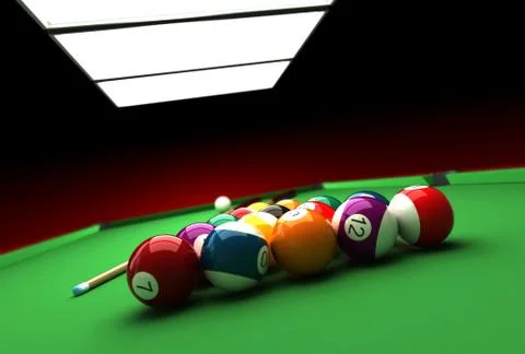 Billiard Stock Illustration