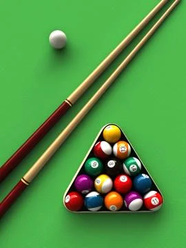 Billiard Stock Illustration