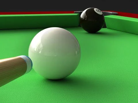 Billiard Stock Illustration