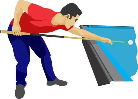 Billiard Stock Illustration