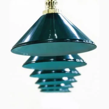 Billiard lights close-up Stock Photos